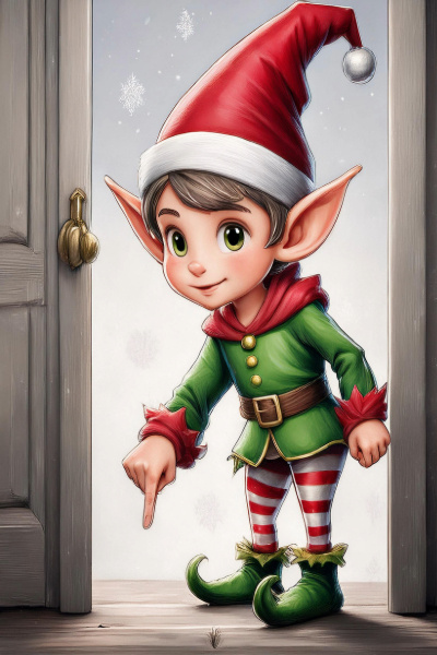 Elf-pointing-down