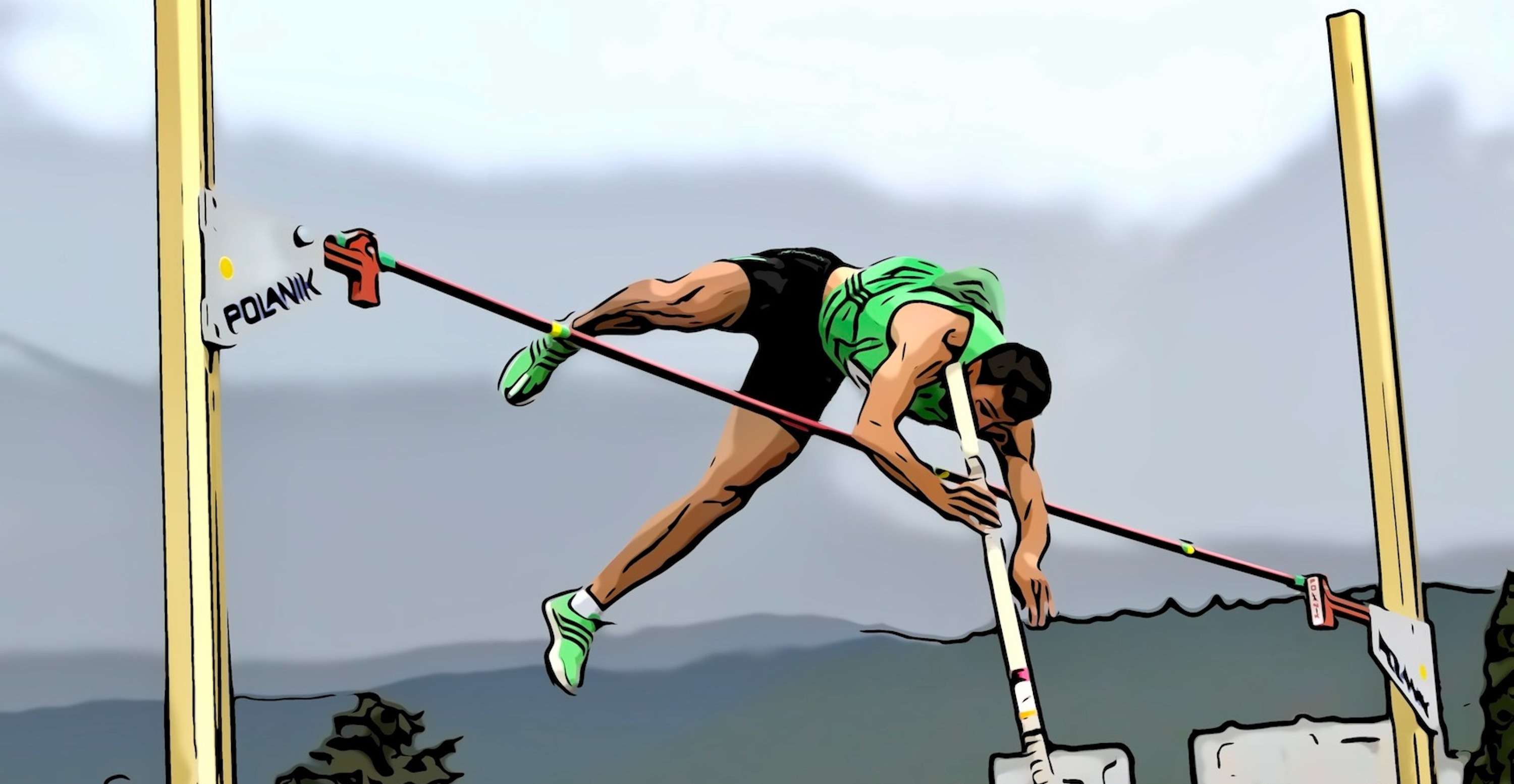 Pole vaulter: Competing in marketing is similar to competing in an Olympic decathlon